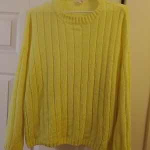 No Boundaries Bright Yellow Sweater